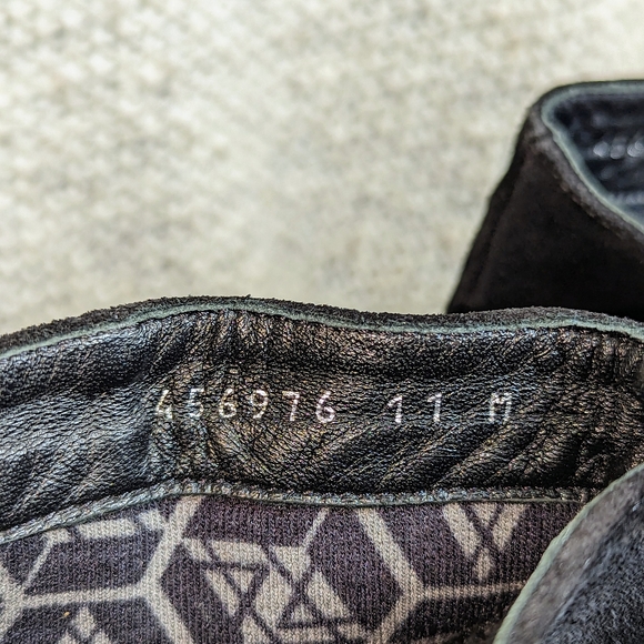 Aquatalia Women Lana Black Platform Suede Heel Boots size 11 - Picture 10 of 11